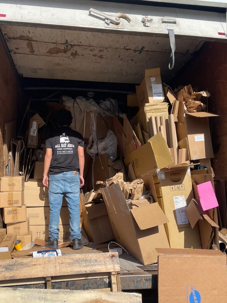 Residential junk removal project completed by All Bay Area Junk Removal in the SF Bay Area